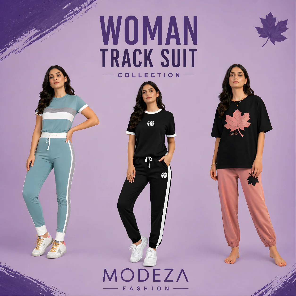 Women’s tracksuit collection by Modeza FashionWomen’s tracksuit collection by Modeza Fashion