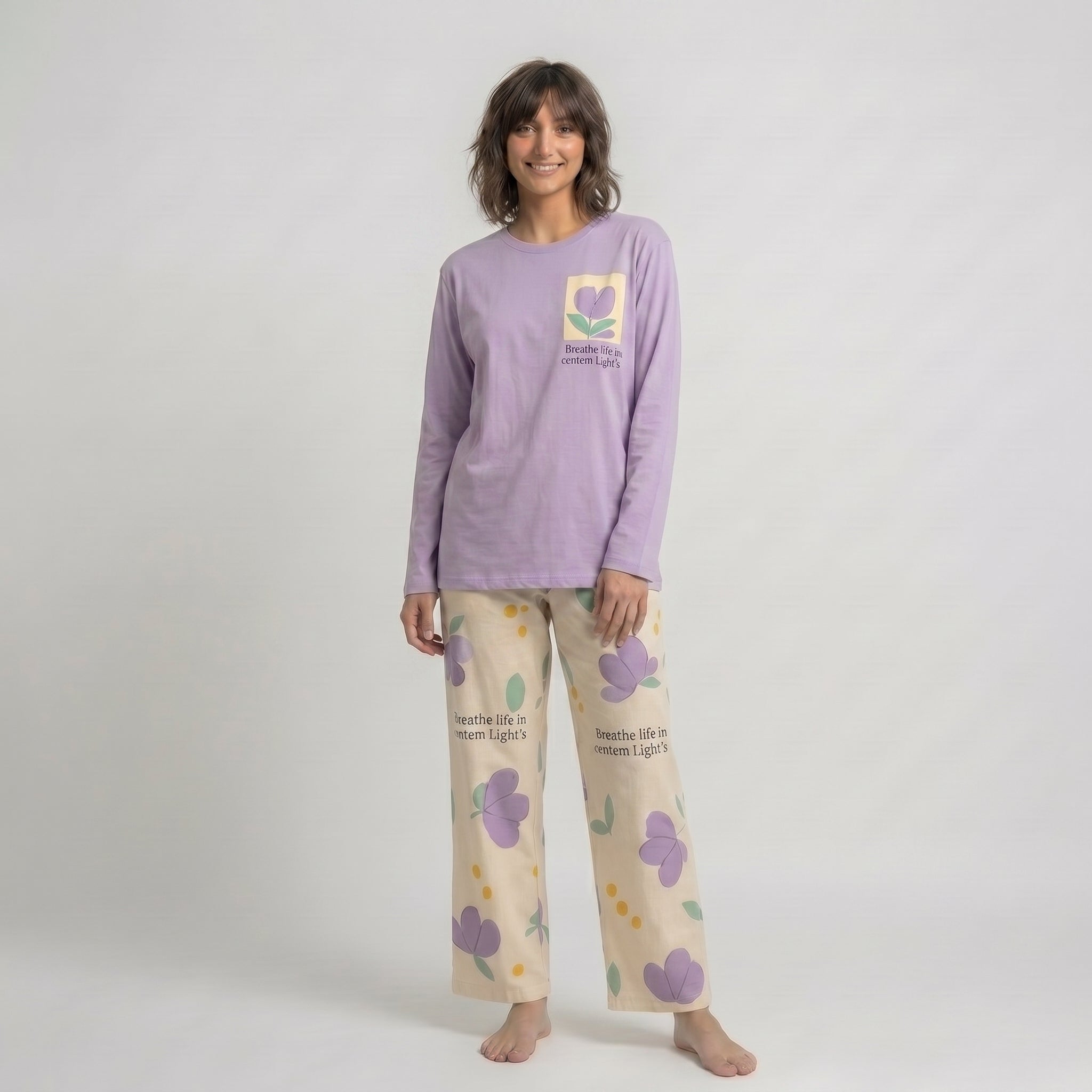 Purple Pocket Printed