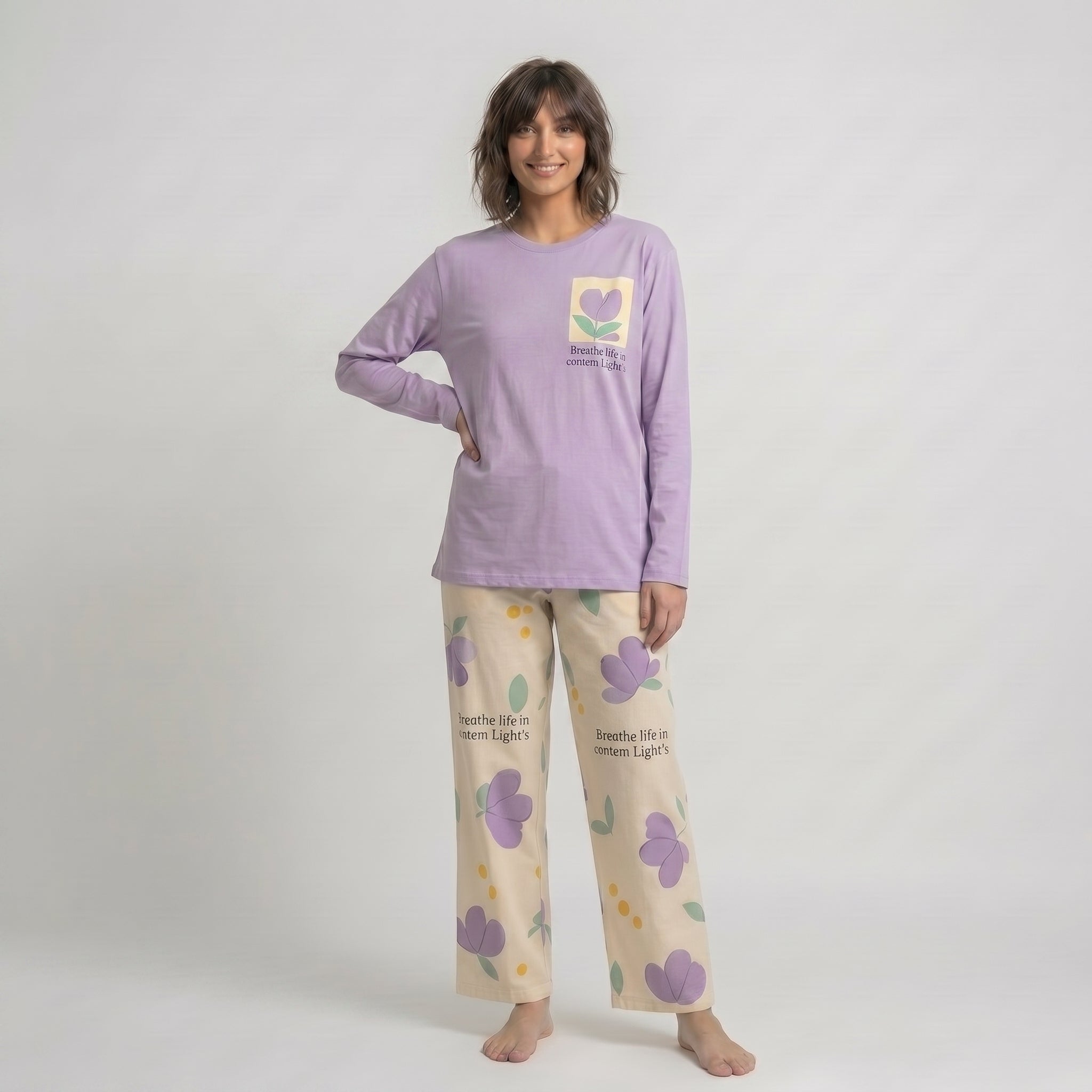 Purple Pocket Printed