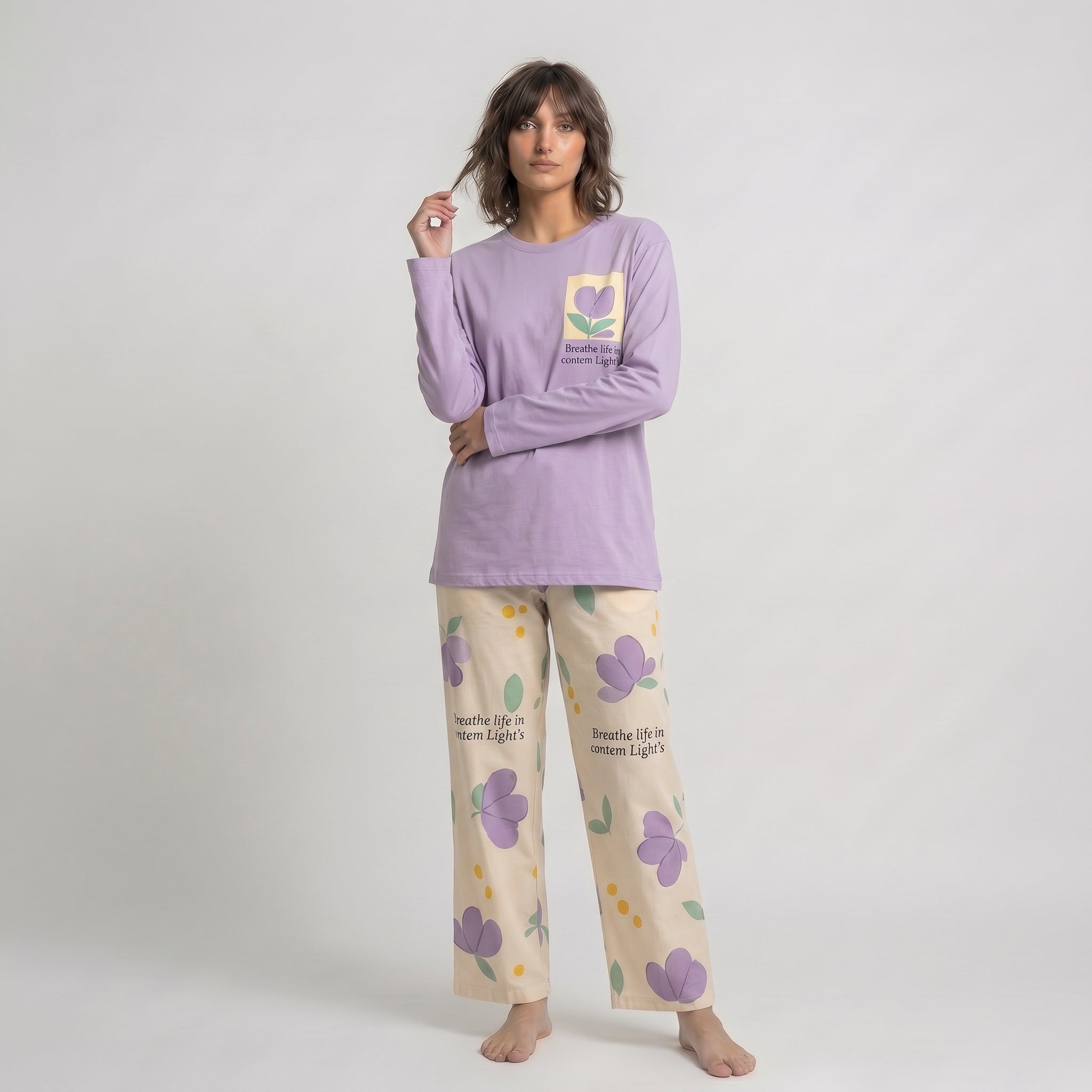 Purple Pocket Printed