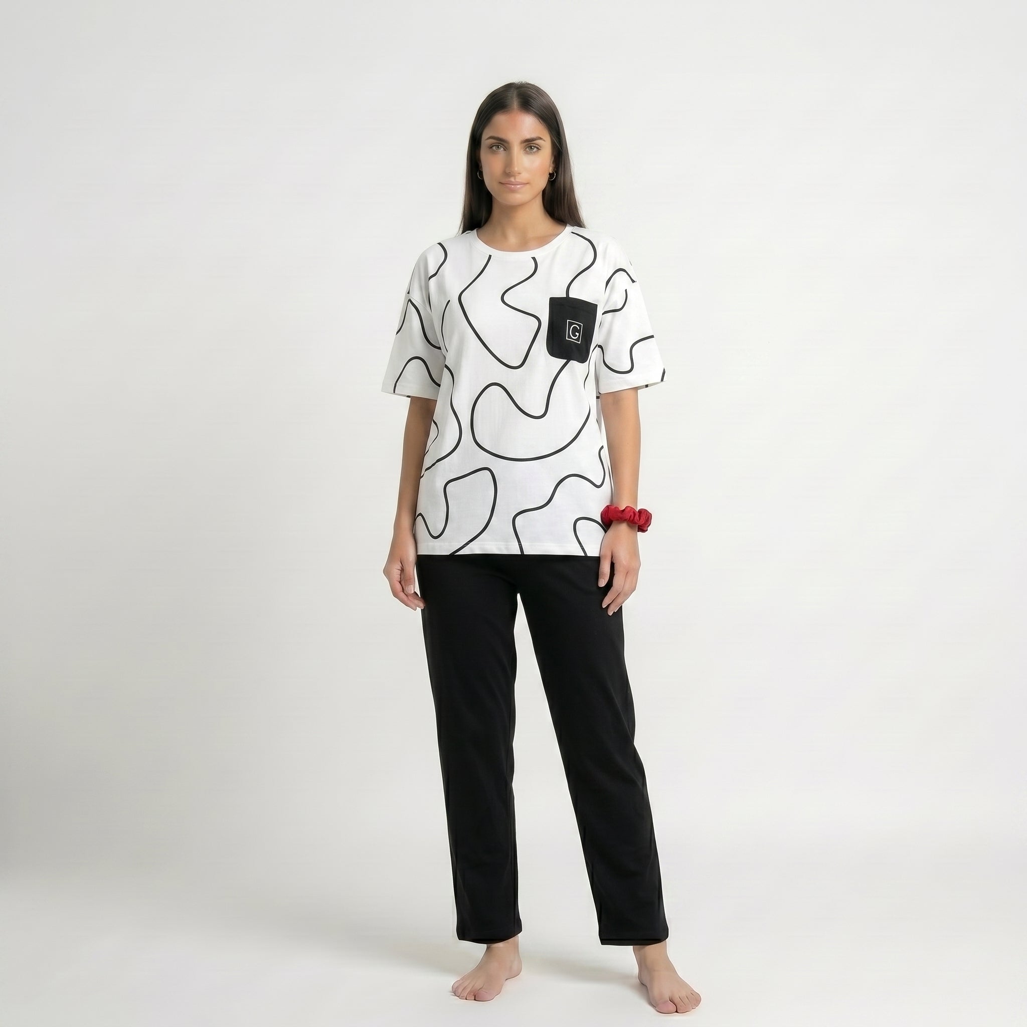 Abstract Printed