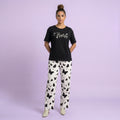 Black Small Butterfly Printed