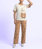 Bear Printed Nightwear Set