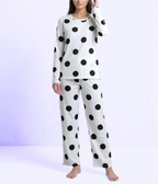Polka Dot Cotton Nightwear Set