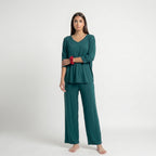Persian Green V-Neck Palazzo