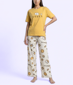 Chinese Style Print Night Suit Set