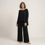 Plain Black Palazzo