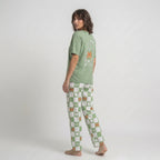 Olive Green Cotton Nightwear