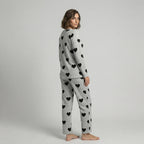Multi Heart Print Cotton Nightwear Set