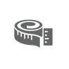 Size chart icon
