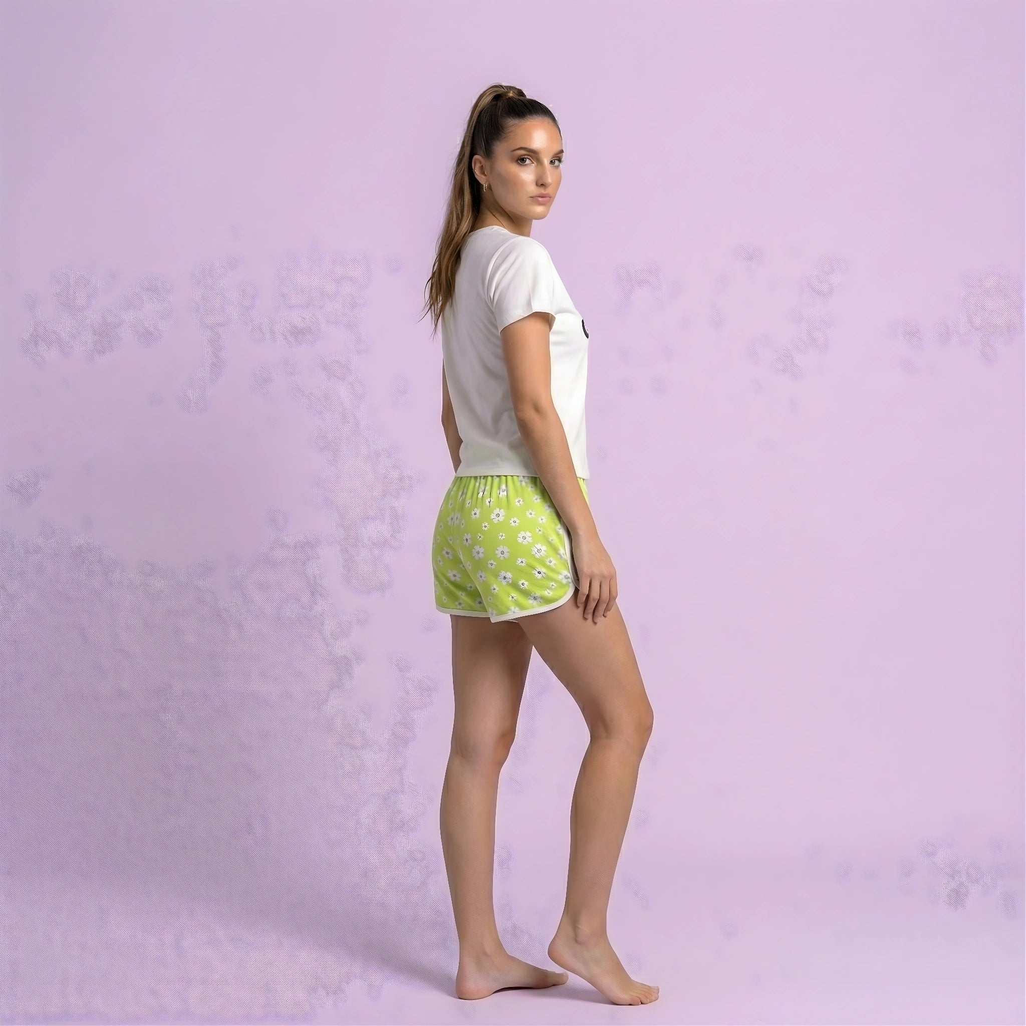 Gossip Print Night Suit