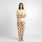 Handsome Bear Printed Night Suit
