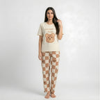 Handsome Bear Printed Night Suit