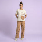 Bear Printed Nightwear Set