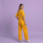 Yellow Capri Cotton Nightwear