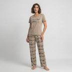 Clothed Print Cotton Nightwear