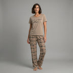 Clothed Print Cotton Nightwear