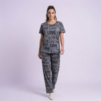 Charcoal Drop Shoulder Love